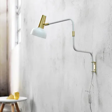 Ray vägglampa - white, ekdetalj på skärm - Mater