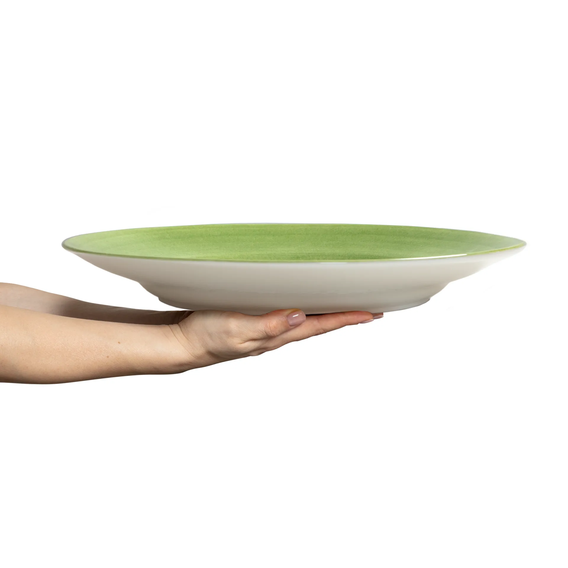 Basic serveringsfat Ø41 cm, Grön Mateus