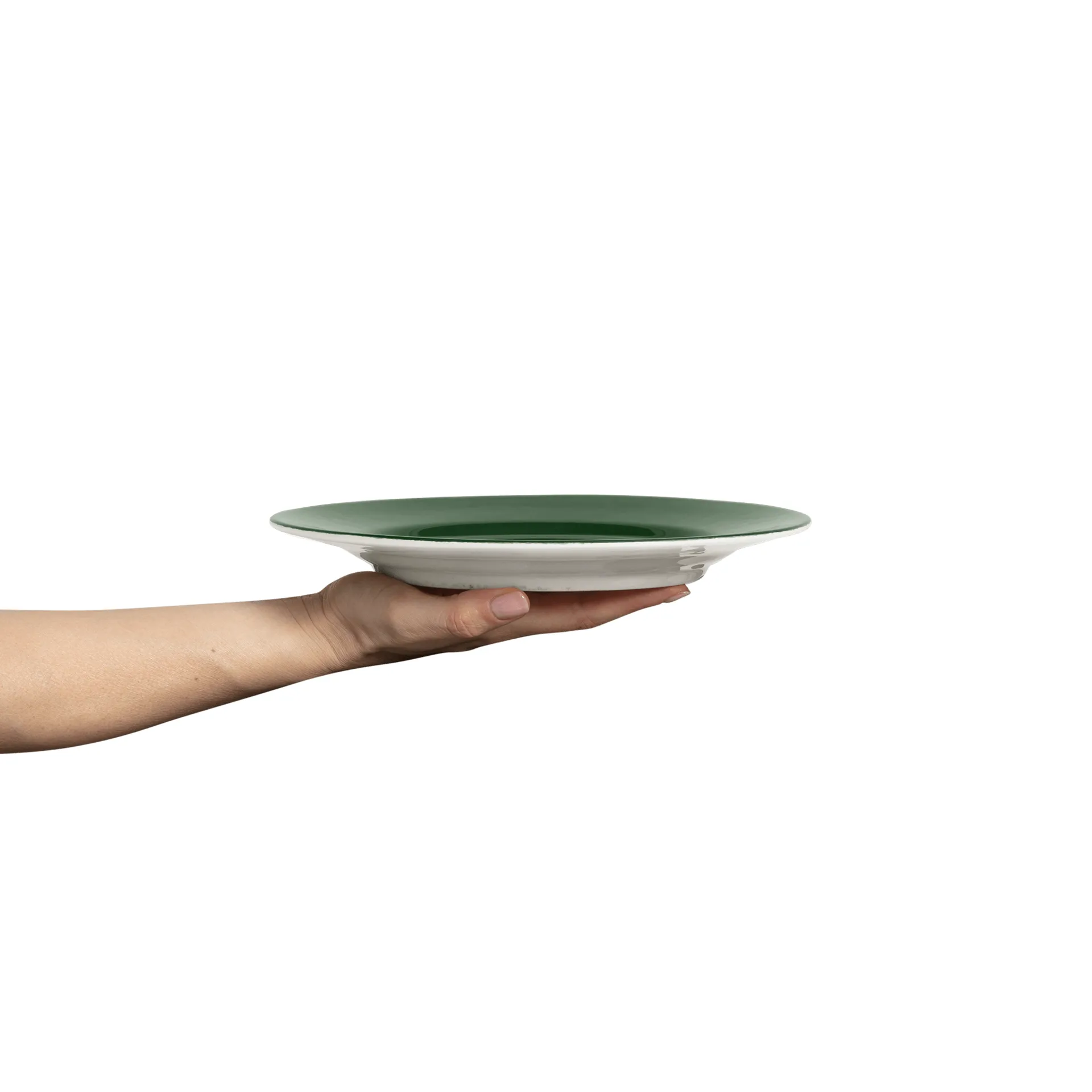 Basic tallrik 25 cm, Forest green Mateus