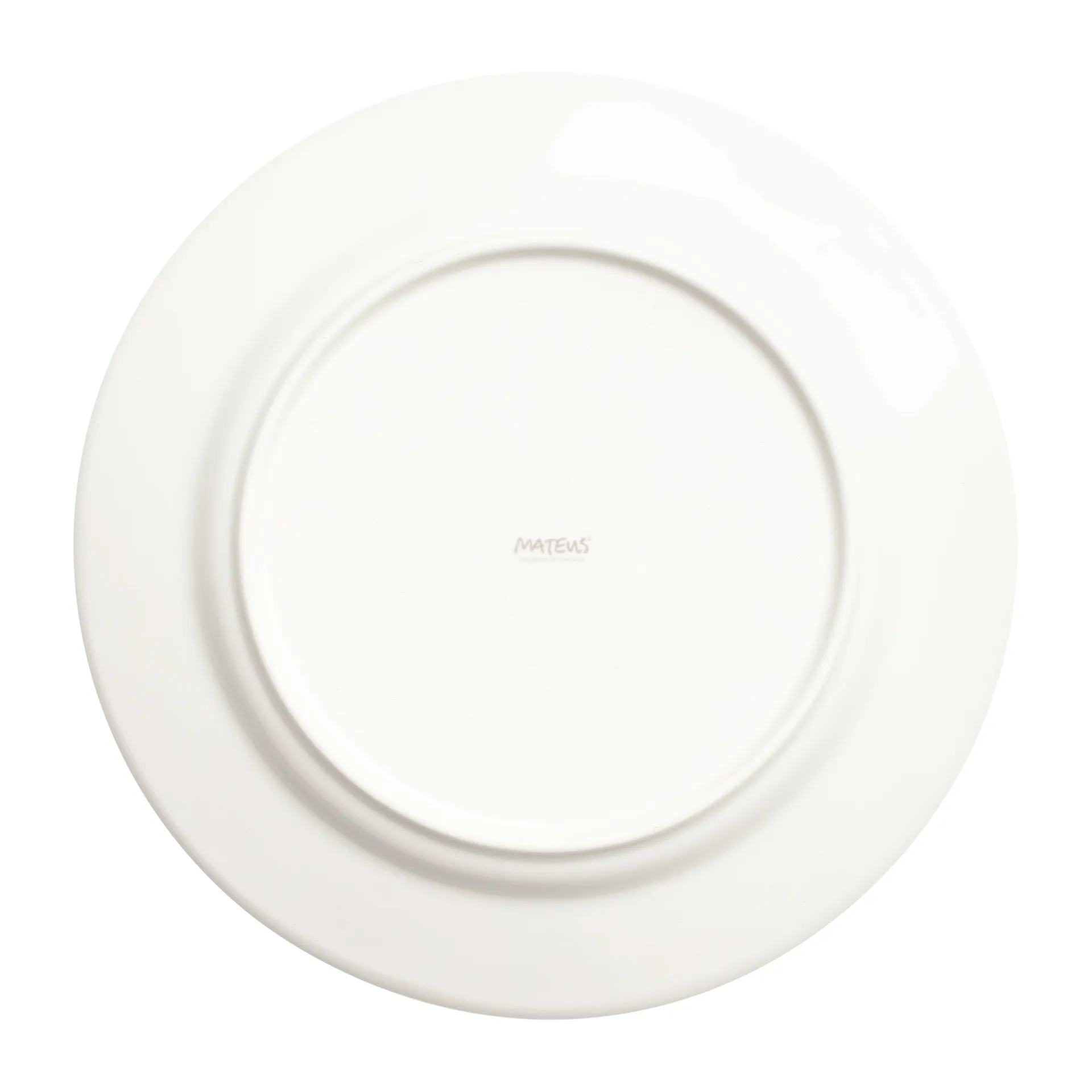 Basic tallrik 25 cm, Vit Mateus