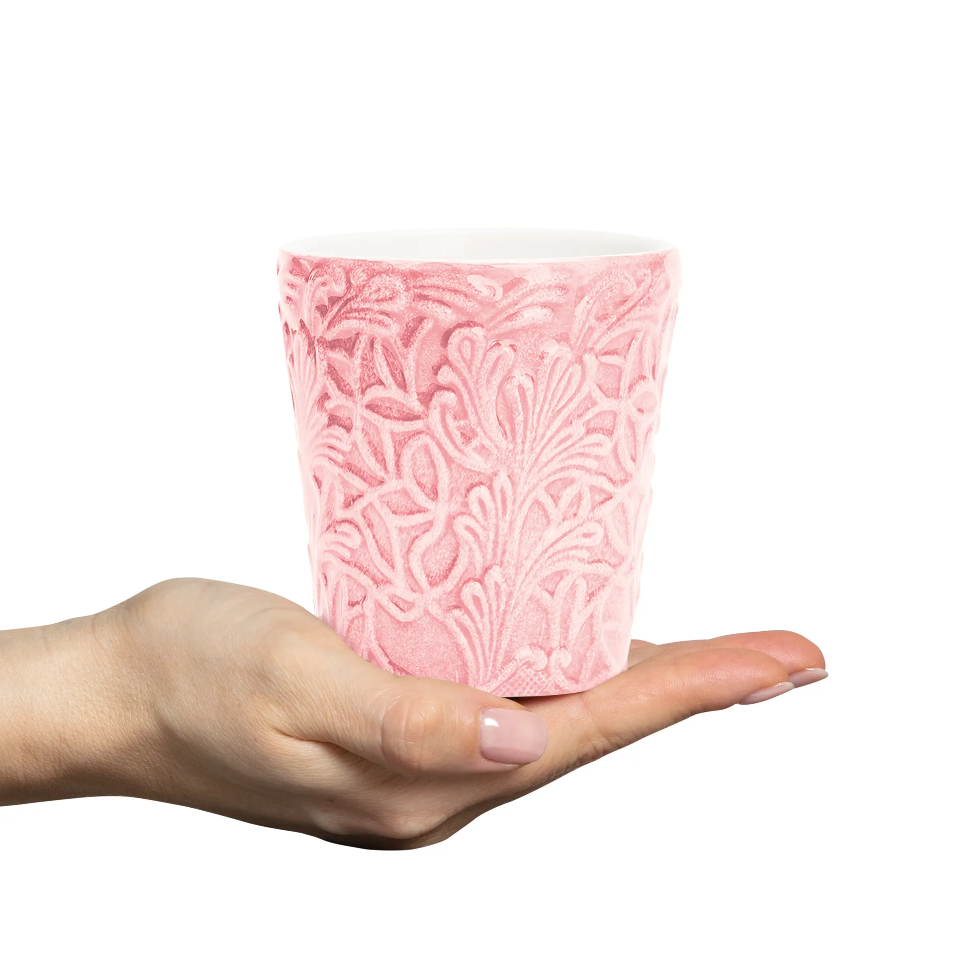 Lace mugg 30 cl, Ljusrosa Mateus