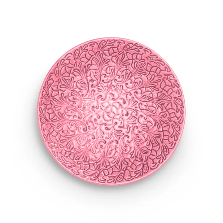 Lace tallrik 20 cm - Rosa - Mateus