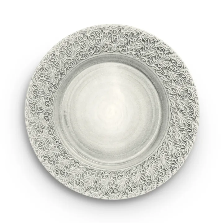Lace tallrik 32 cm - Grå - Mateus