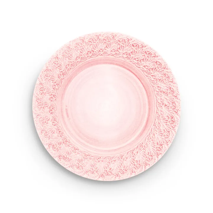 Lace tallrik 32 cm - Ljusrosa - Mateus