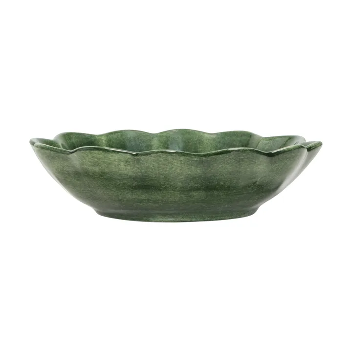 Oyster skål 16x18 cm - Forest green - Mateus