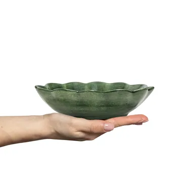 Oyster skål 16x18 cm - Forest green - Mateus