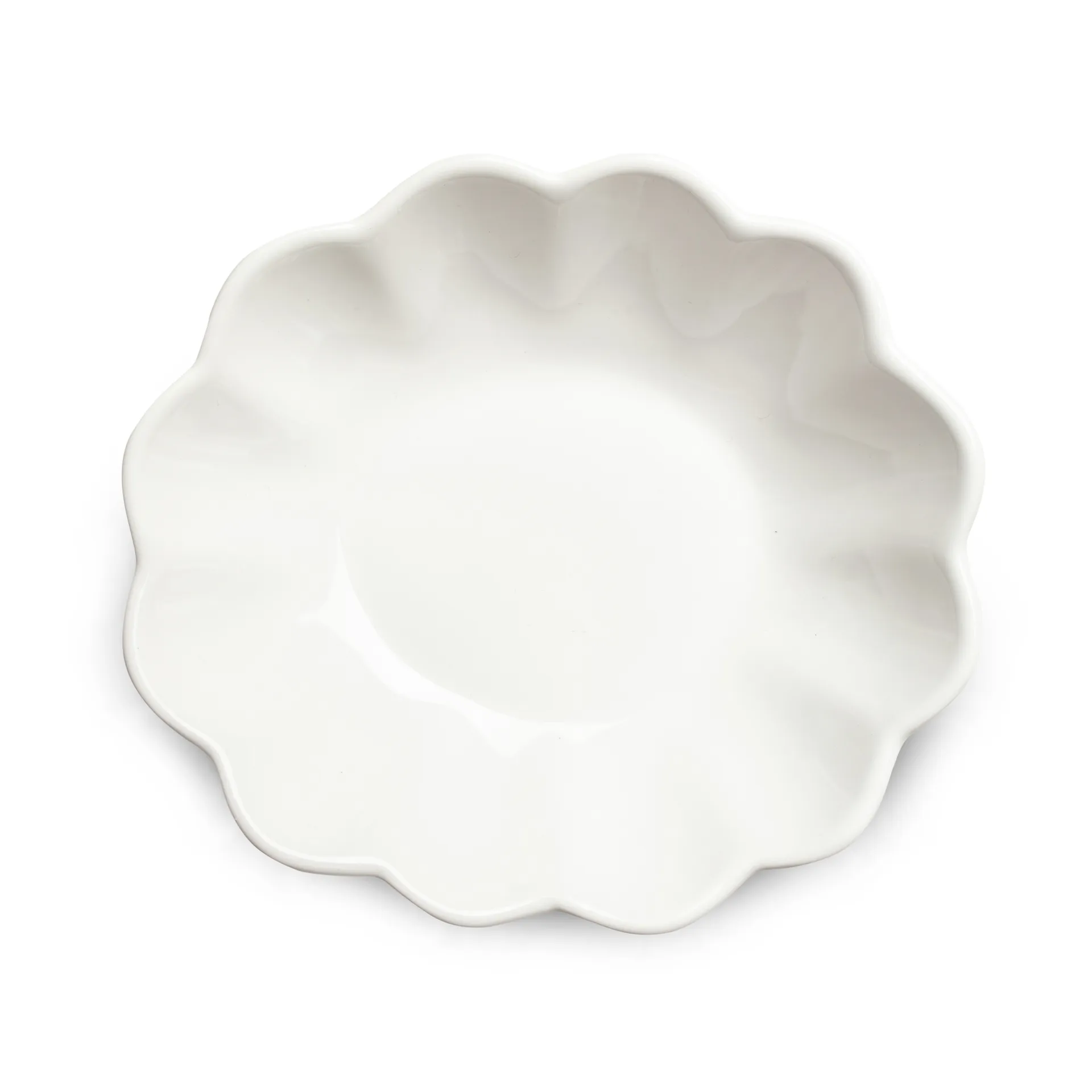 Oyster skål 16x18 cm, Vit Mateus