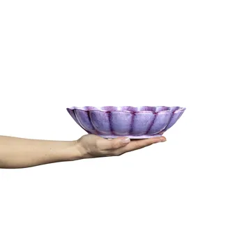 Oyster skål 18x23 cm - Viol - Mateus
