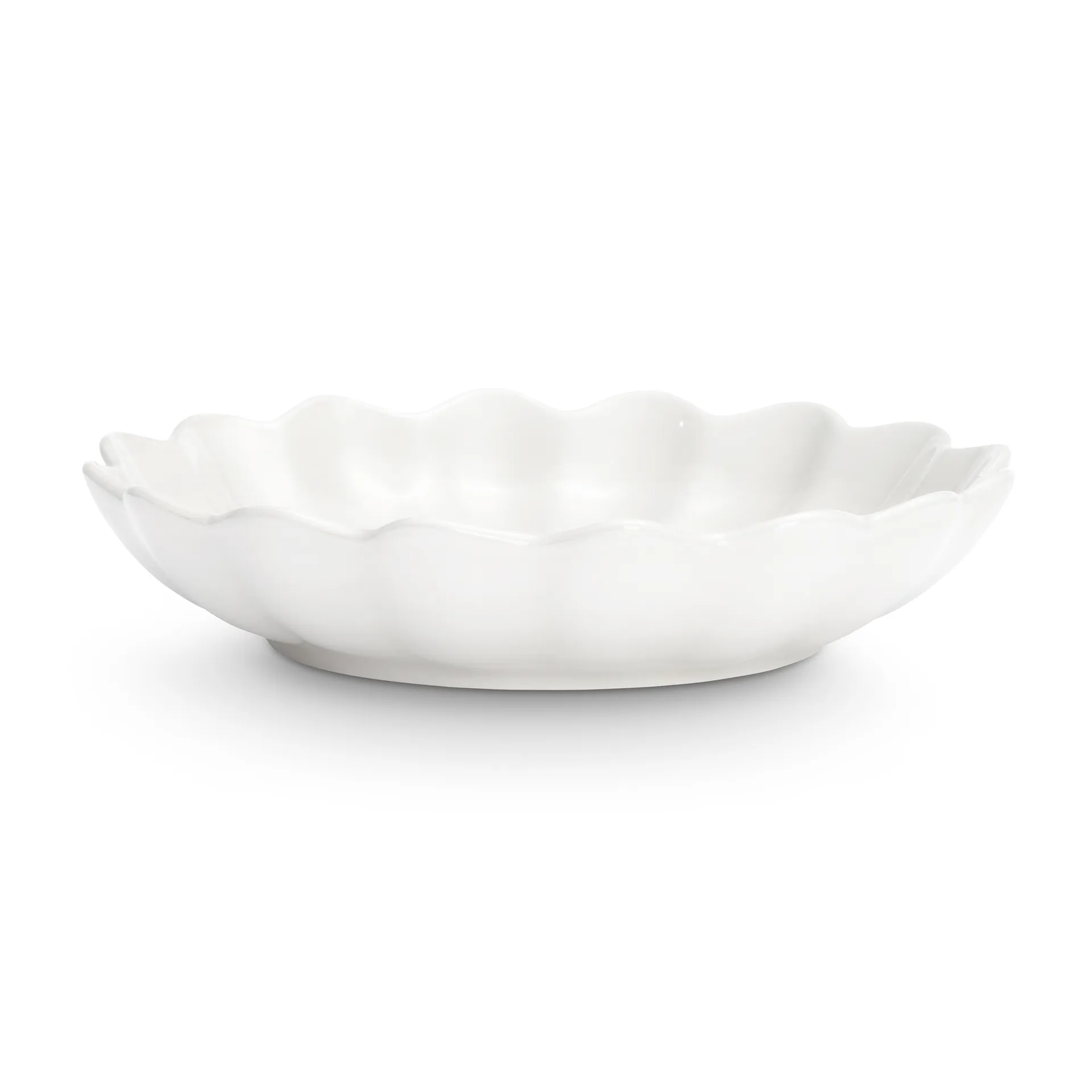 Oyster skål Ø24 cm, Vit Mateus