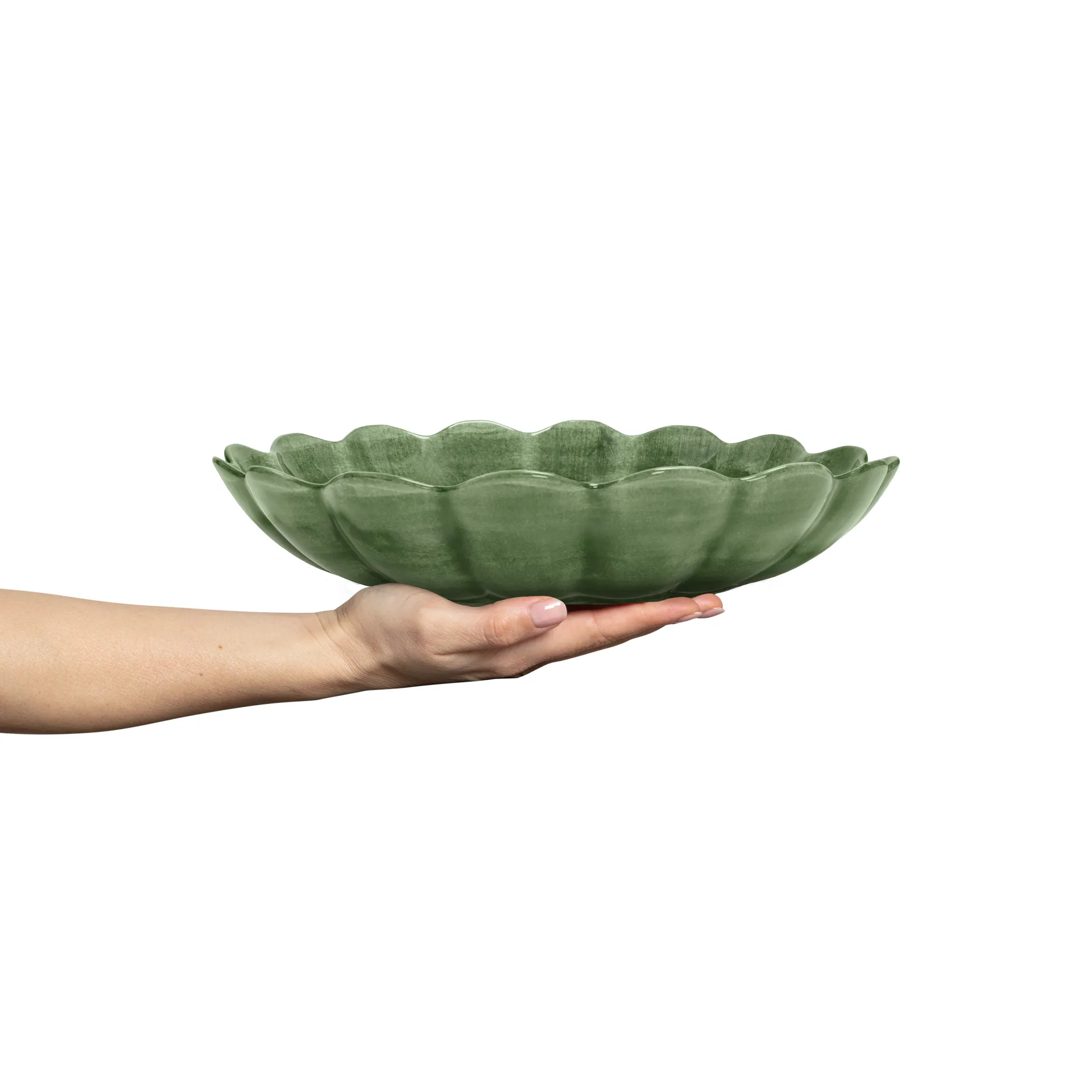 Oyster skål Ø31 cm, Forest green Mateus