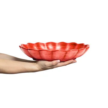 Oyster skål Ø31 cm - Röd - Mateus