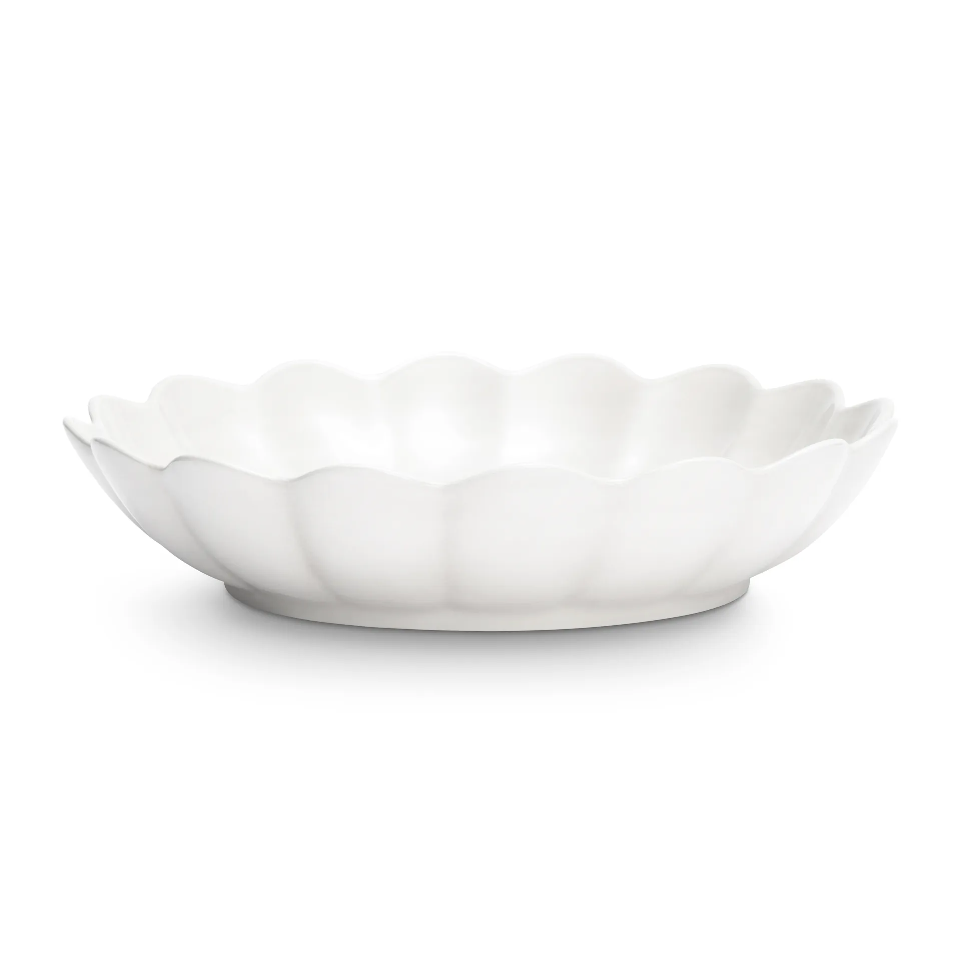 Oyster skål Ø31 cm, Vit Mateus