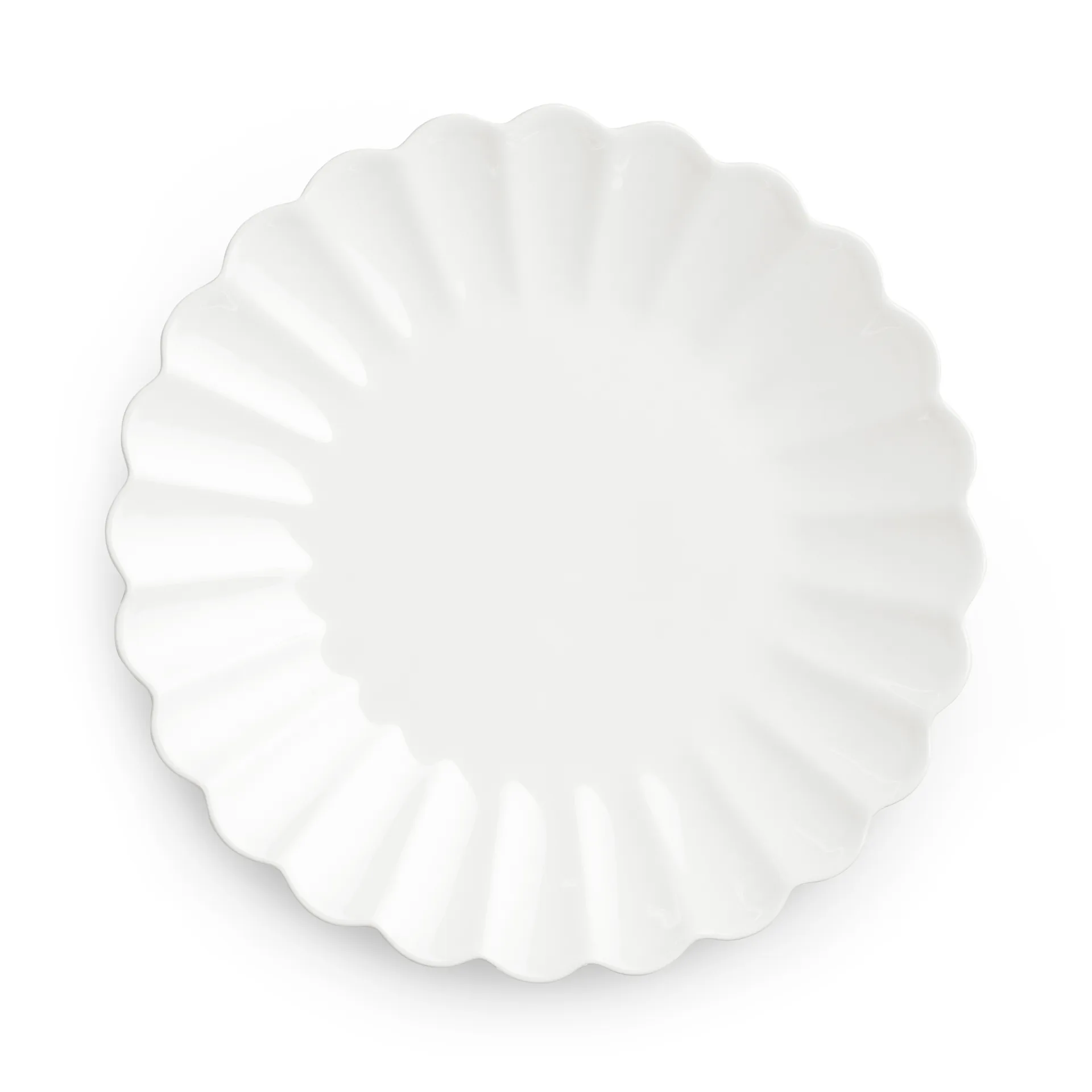 Oyster tallrik 20 cm, Vit Mateus
