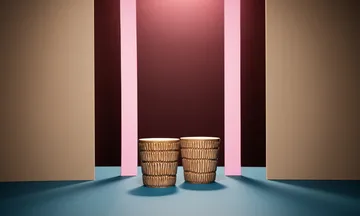 Stripes mugg 30 cl - Cinnamon - Mateus