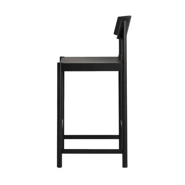 Rod barstol 65 cm - Svartlaserad ask - Mavis