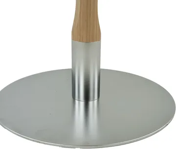 Rod cafébord ⌀70 cm - Vitpigmenterad mattlackad ek - Mavis