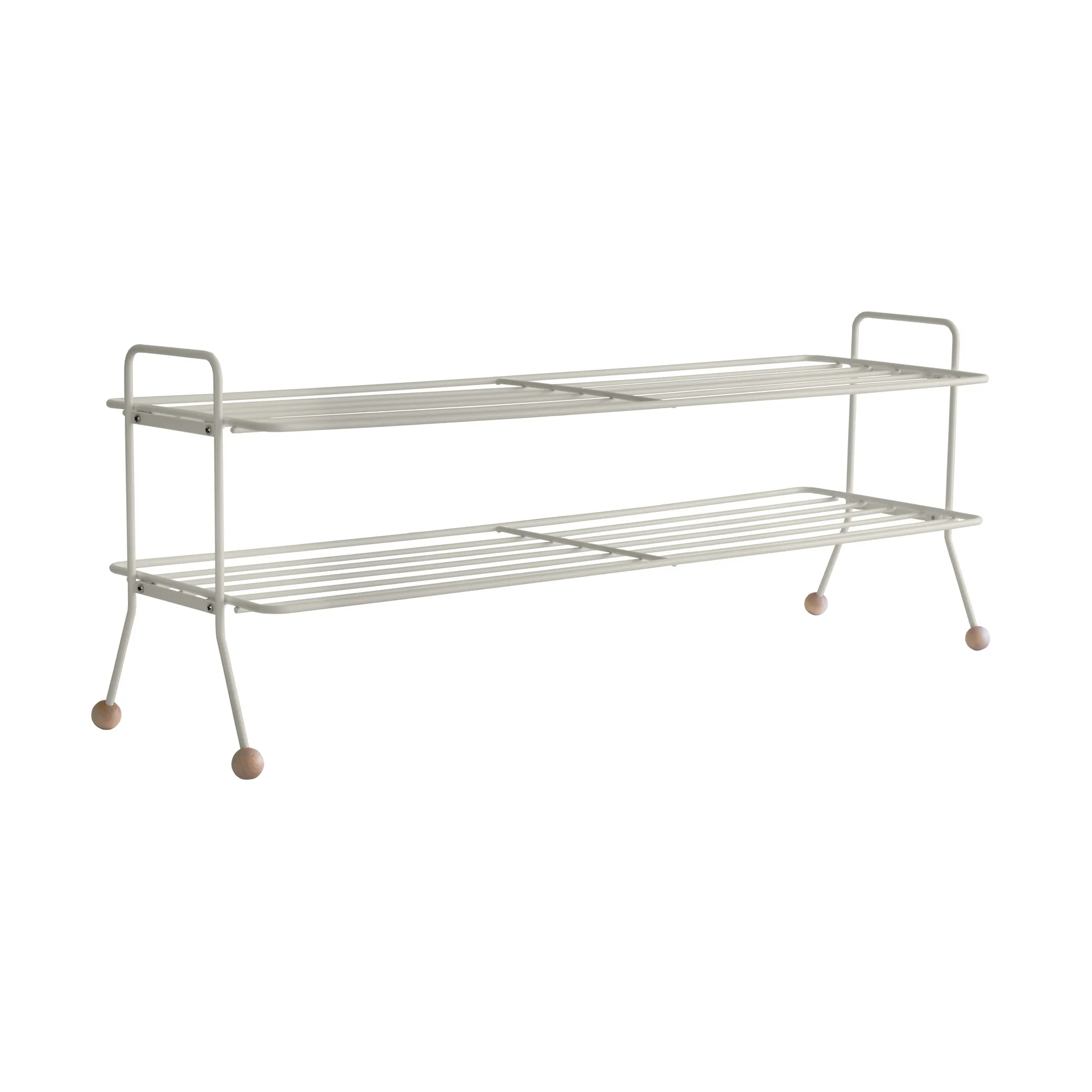 Bill Shoe Shelf L skohylla, Greige Maze