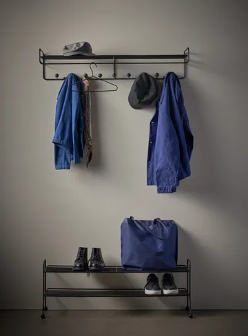 Bill Shoe Shelf L skohylla - Svart - Maze