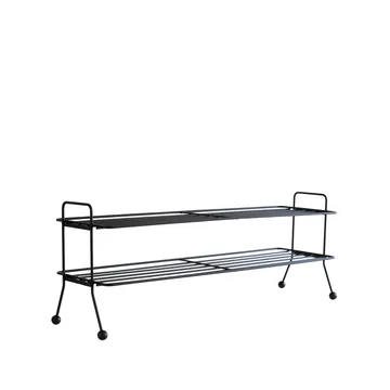 Bill Shoe Shelf L skohylla - Svart - Maze