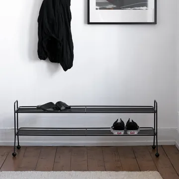 Bill Shoe Shelf L skohylla - Svart - Maze