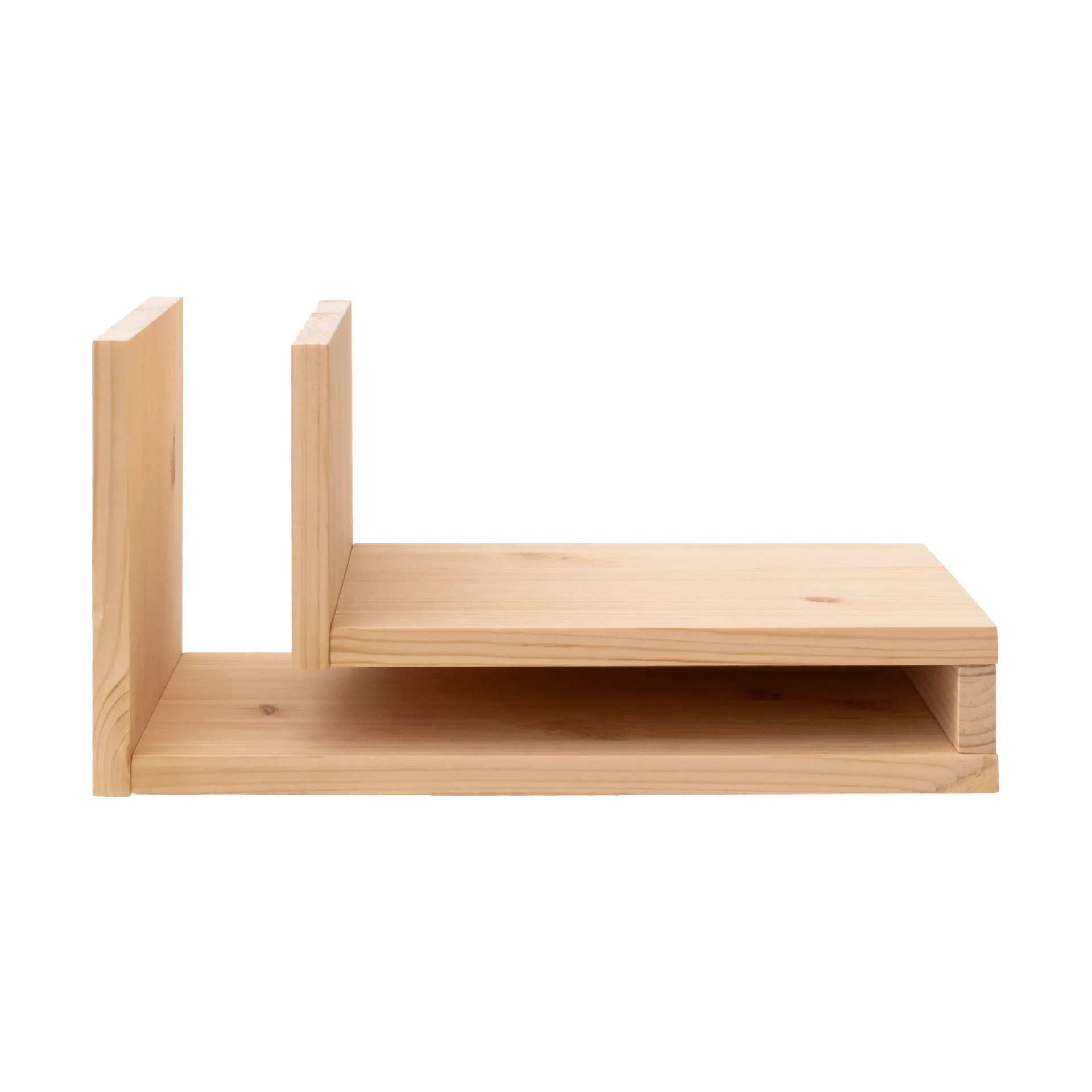 F-shelf Play DIY vägghylla, Pine, right Maze