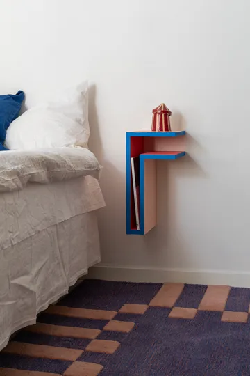 F-shelf Play DIY vägghylla - Pine, right - Maze