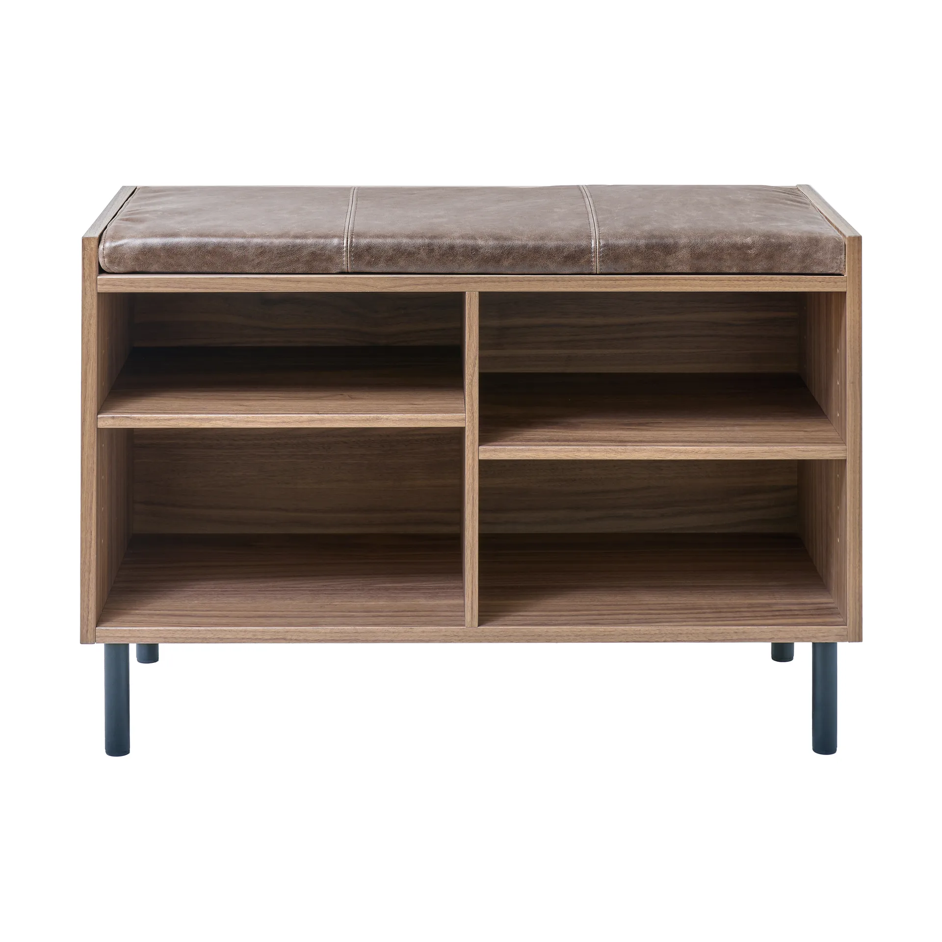 Gentle förvaringsbänk, Valnöt, 78x53x35 cm Maze
