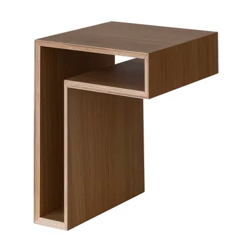 L-shelf vägghylla - Valnöt, 30x38x29 cm - Maze