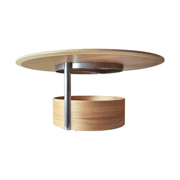 Parasol L soffbord Ø90 cm - Oak - Maze