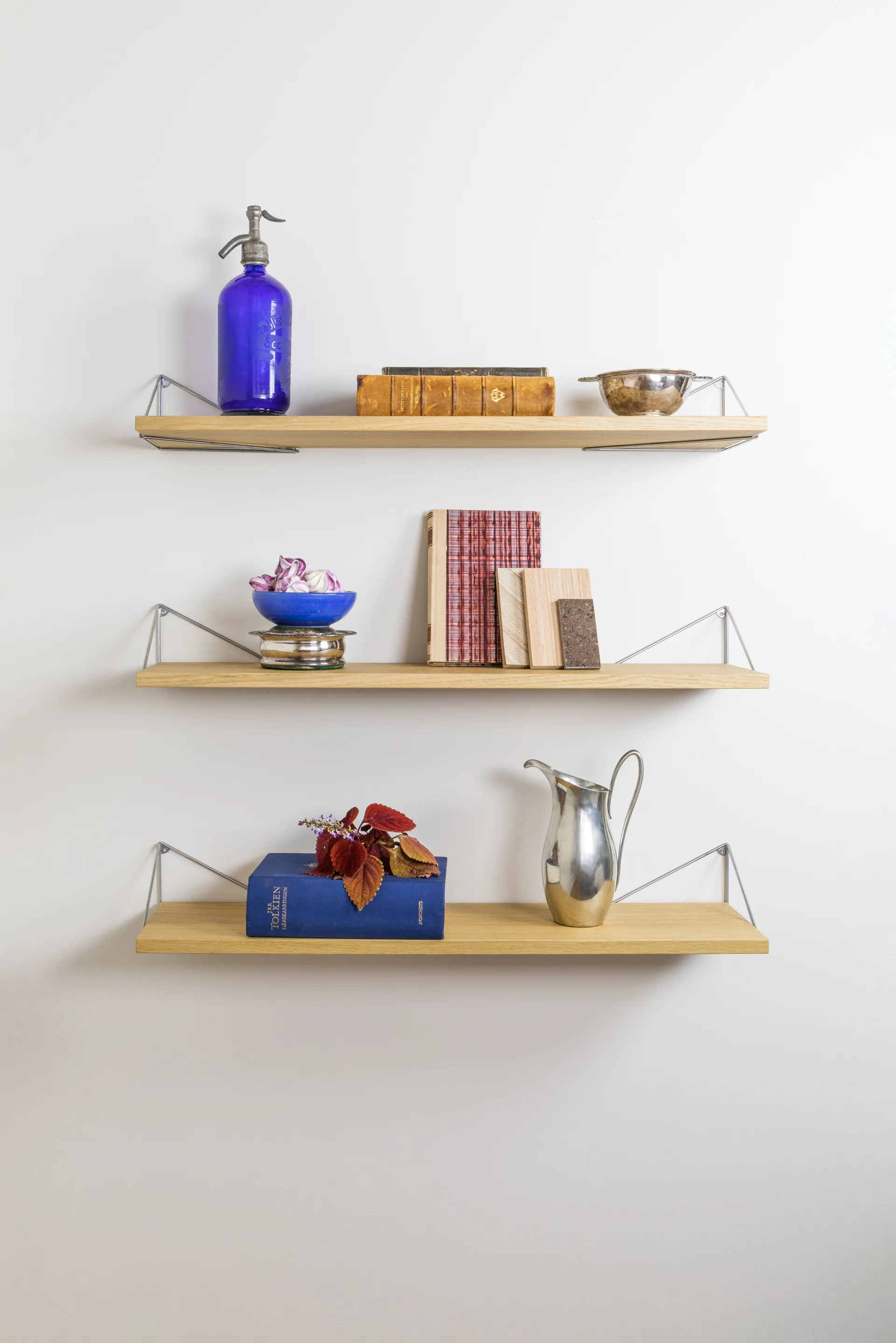 Pythagoras Shelf hyllplan 3-pack, Ek Maze