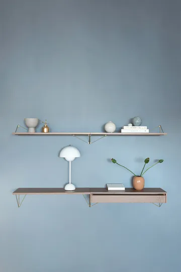 Pythagoras Shelf L hyllplan - Valnöt - Maze