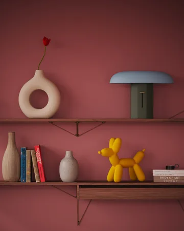 Pythagoras Shelf L hyllplan - Valnöt - Maze