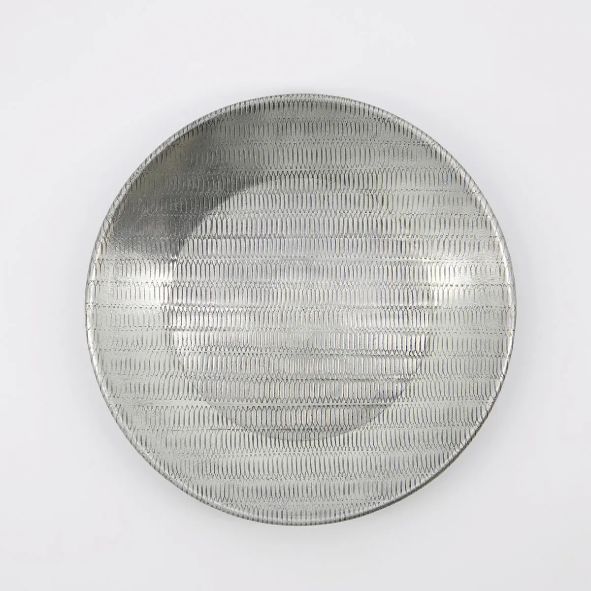 Malva bricka Ø20 cm, Antiksilver Meraki