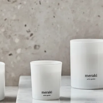 Meraki doftljus 15 timmar 2-pack - White garden - Meraki
