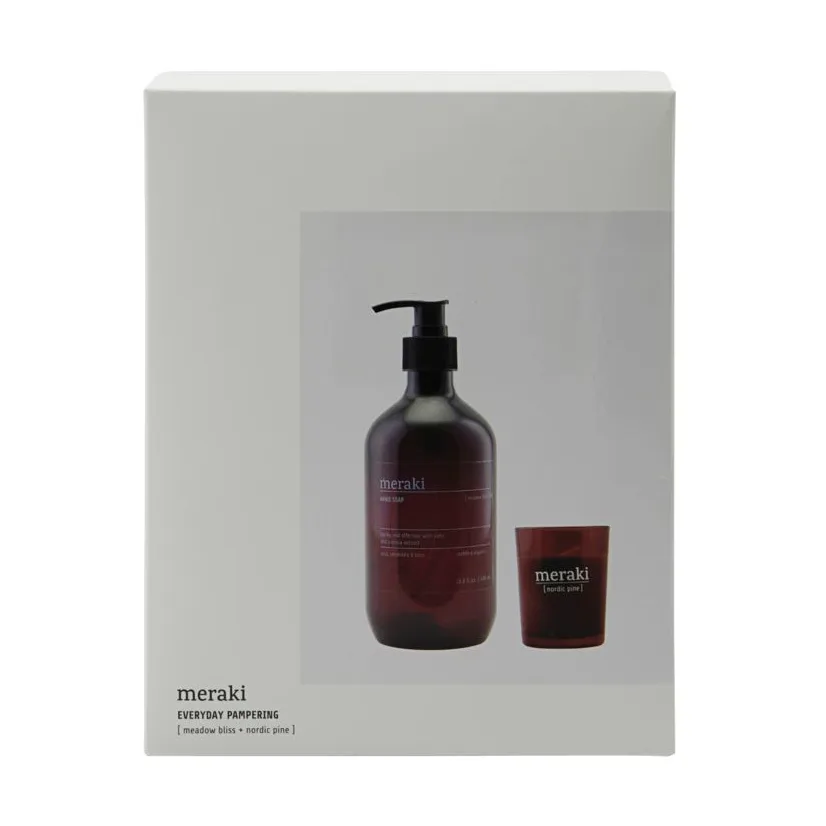 Meraki gåvoset handtvål och doftljus, Everyday pampering Meraki