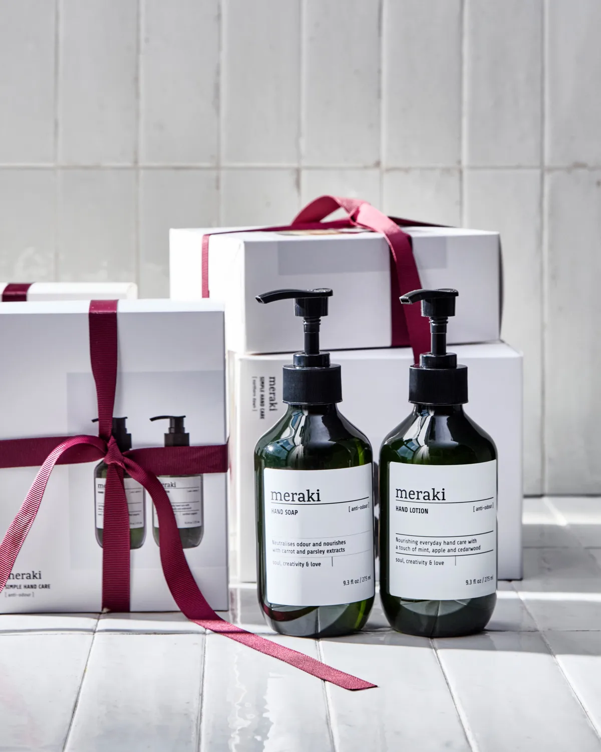 Meraki gåvoset, handtvål och handlotion, Anti-odour Meraki