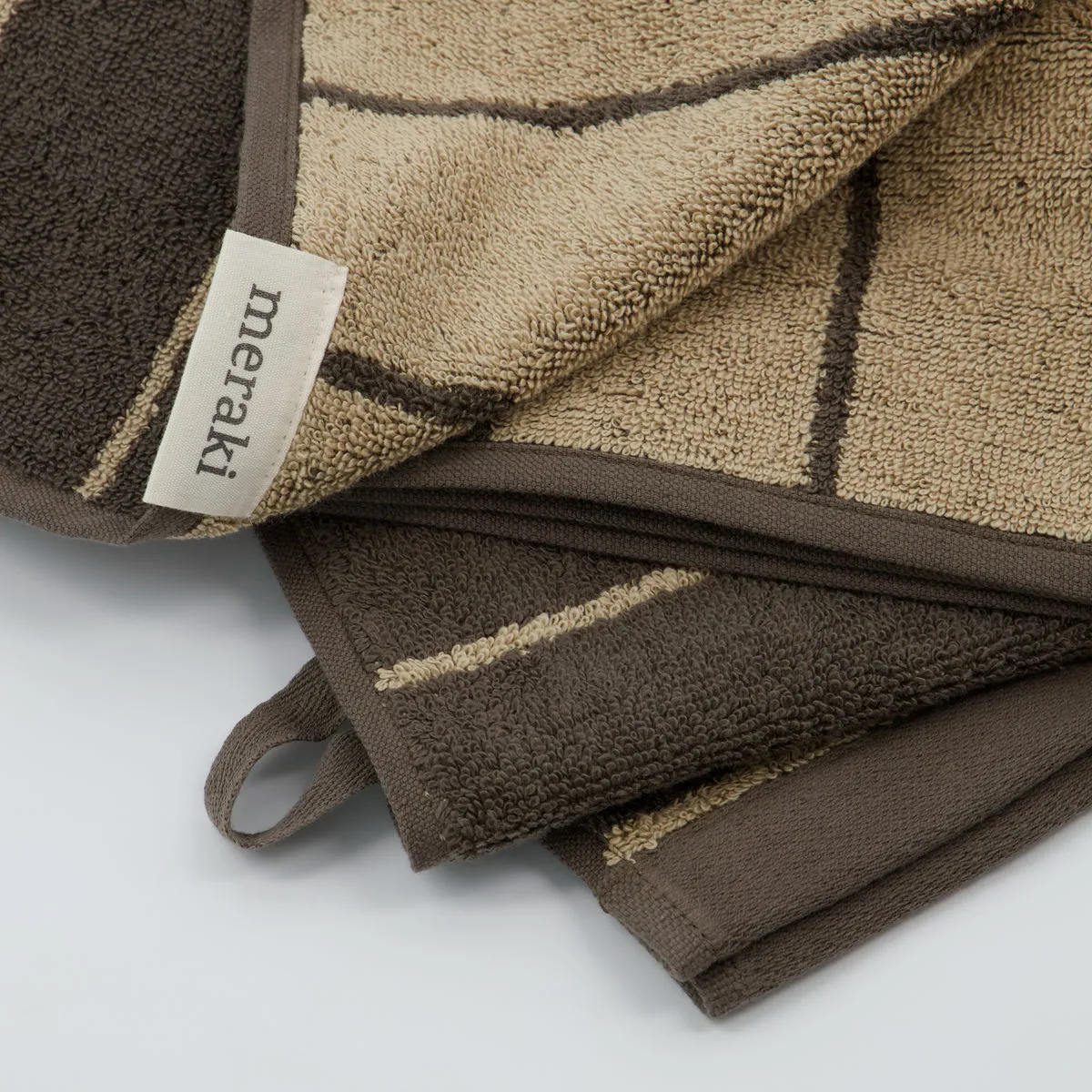 Stripe handduk 70x140 cm, Army Meraki