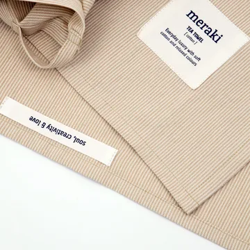 Verum kökshandduk 55x75 cm 2-pack - Off white-safari - Meraki
