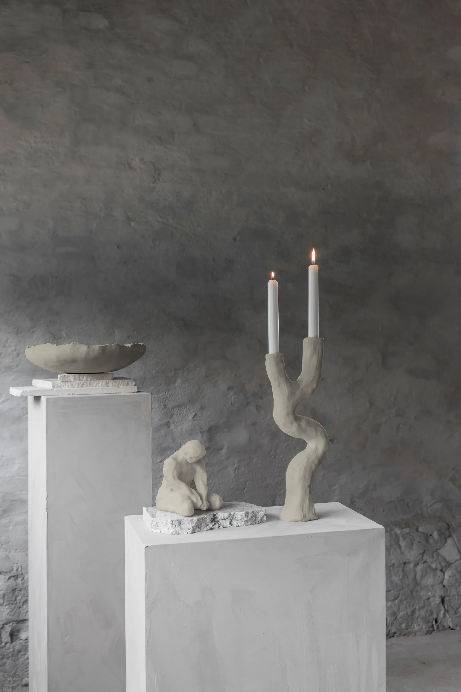 Art piece ljusstake 41 cm, Sand Mette Ditmer