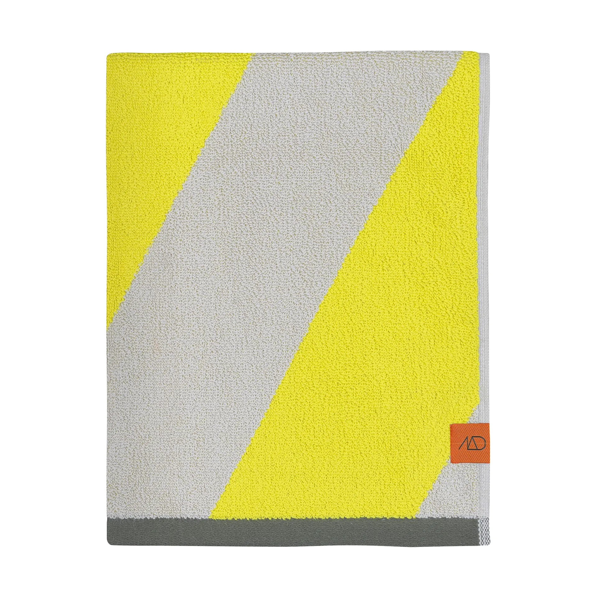 Diagonal handduk, Yellow, 70x133 cm Mette Ditmer