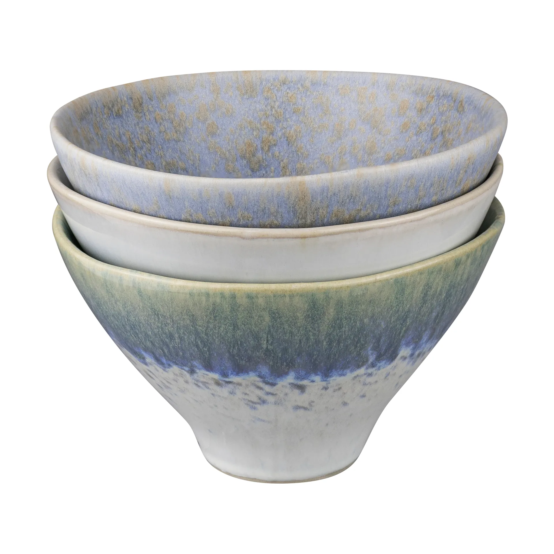 Elements skål medium Ø15,5 cm 3 delar, Blue Mette Ditmer