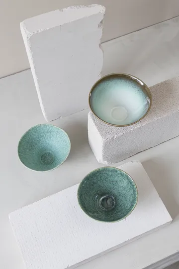 Elements skål medium Ø15,5 cm 3 delar - Green - Mette Ditmer