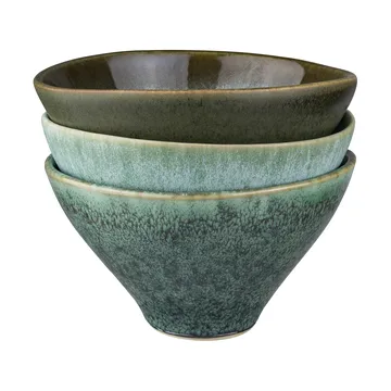 Elements skål small Ø12 cm 3 delar - Green - Mette Ditmer