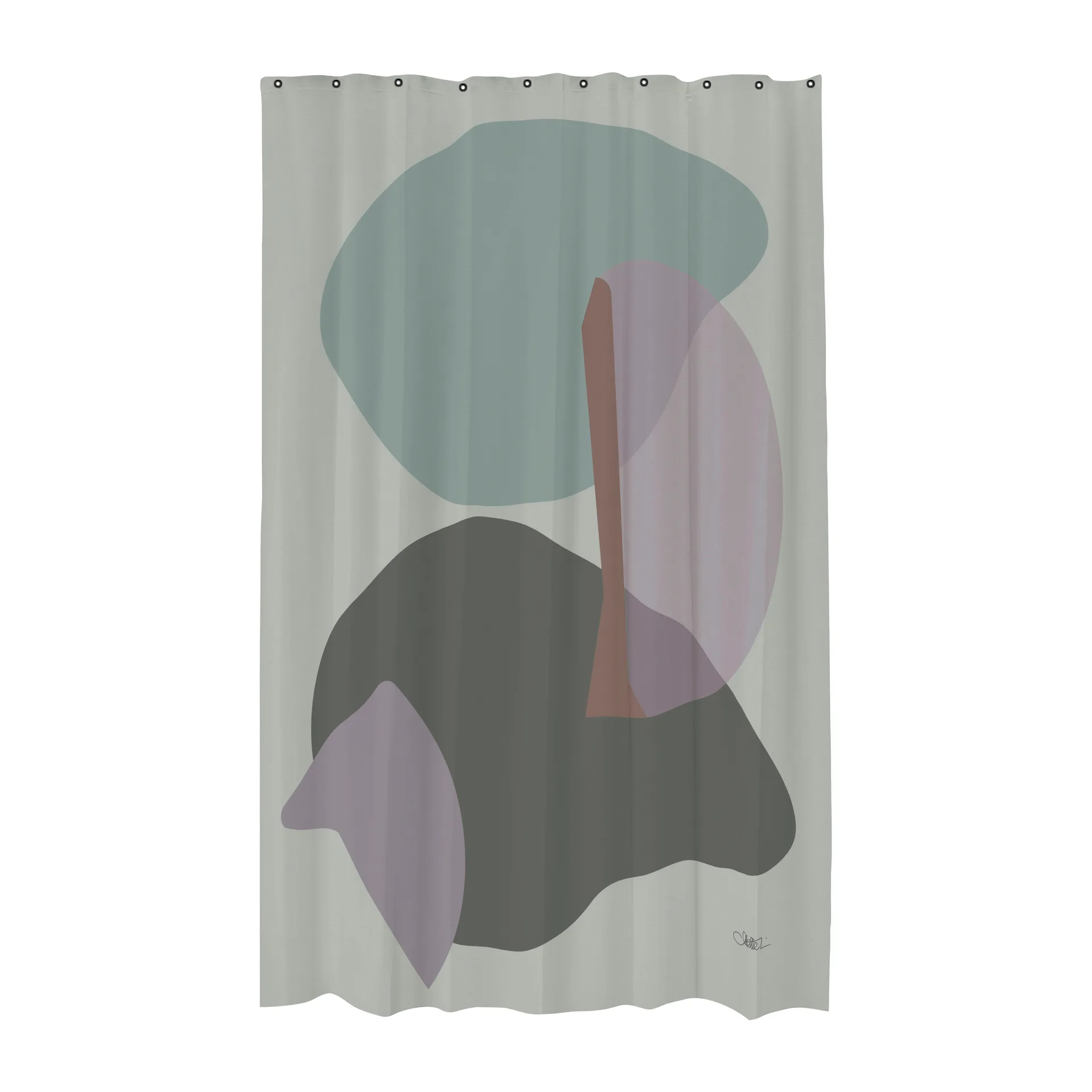 Gallery duschdraperi 150x200 cm, Frost green Mette Ditmer