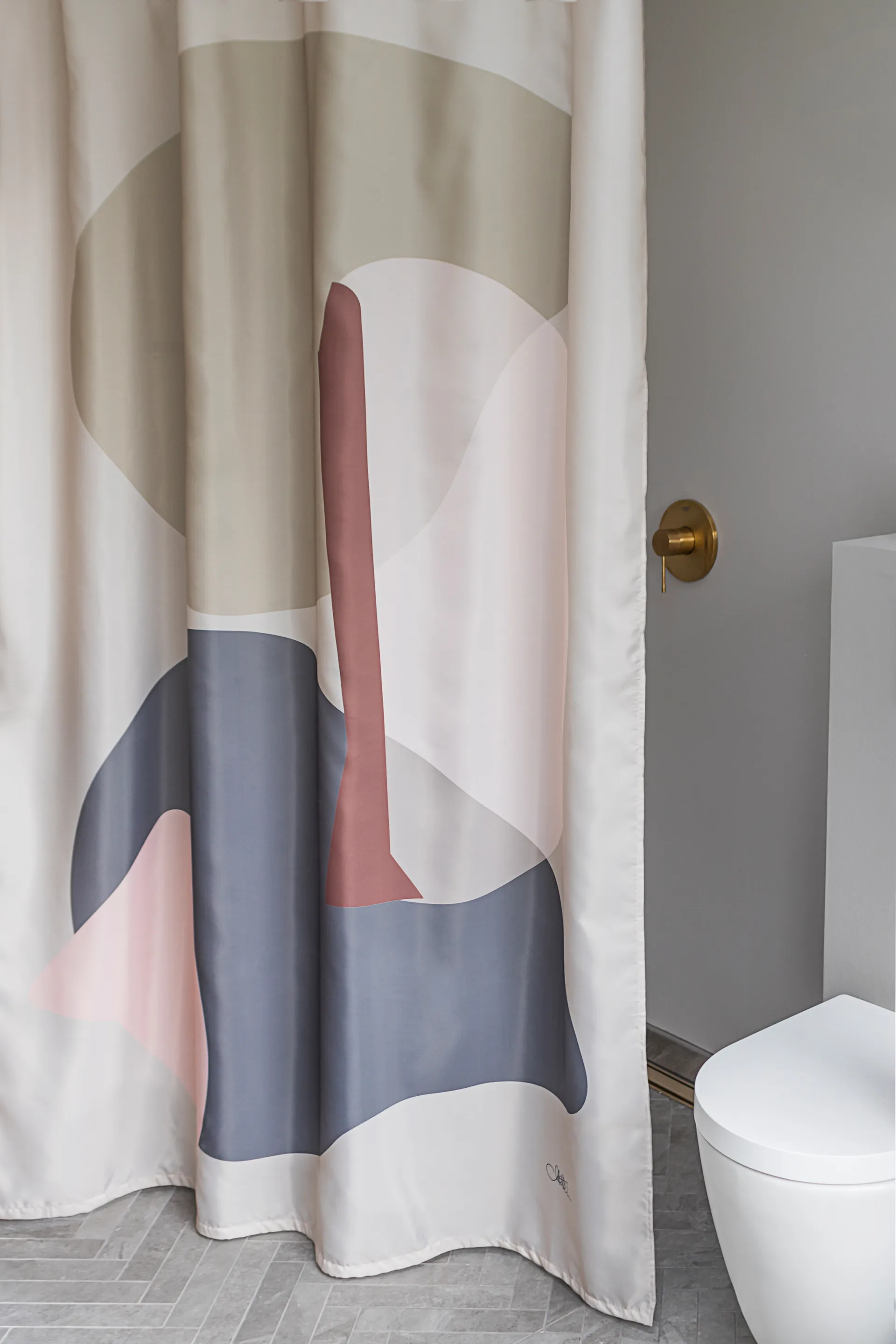 Gallery duschdraperi 150x200 cm, Sand Mette Ditmer