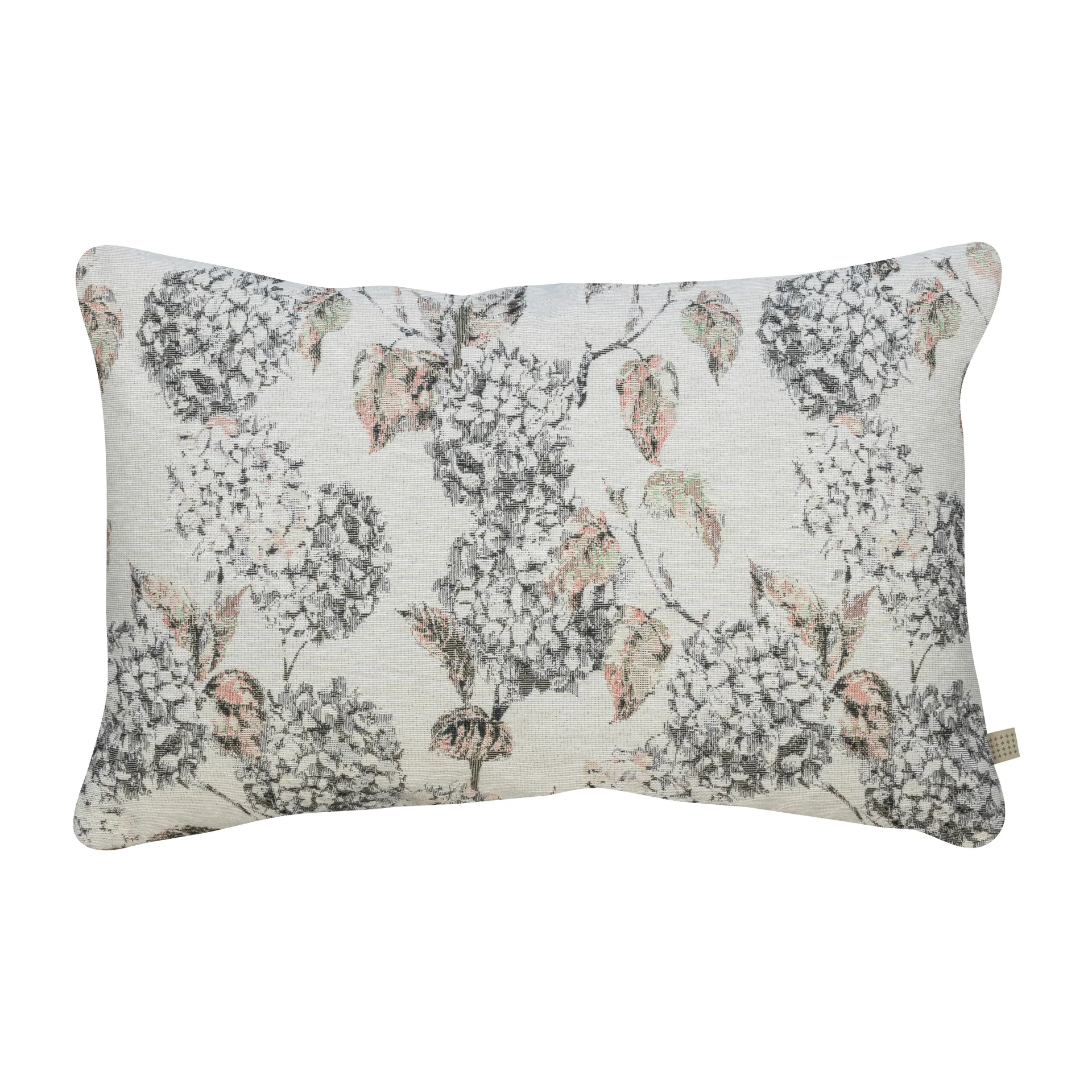 Hydrangea kudde 40x60 cm, Off-white-peach Mette Ditmer