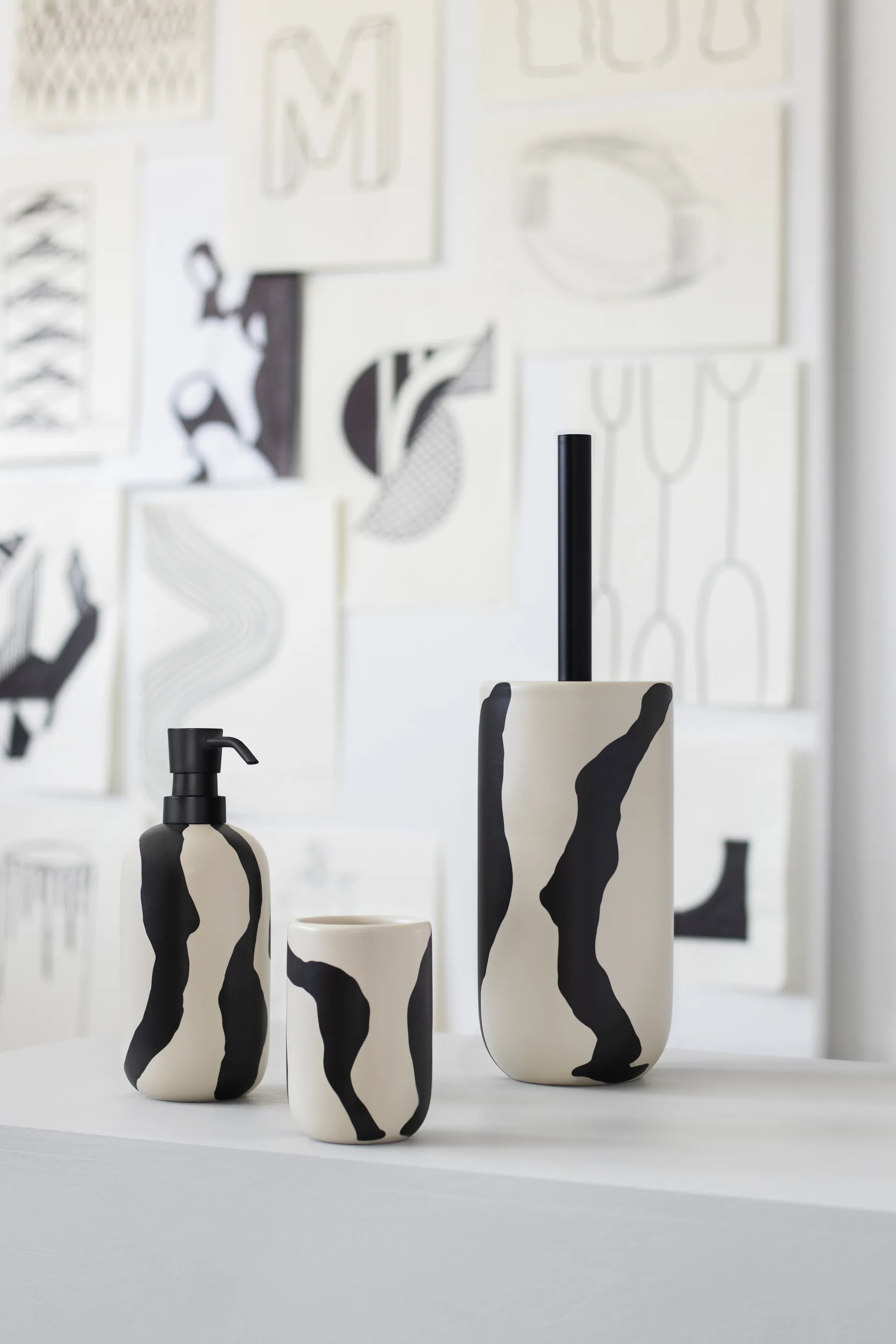 Icon tvålpump hög, Off-white Mette Ditmer