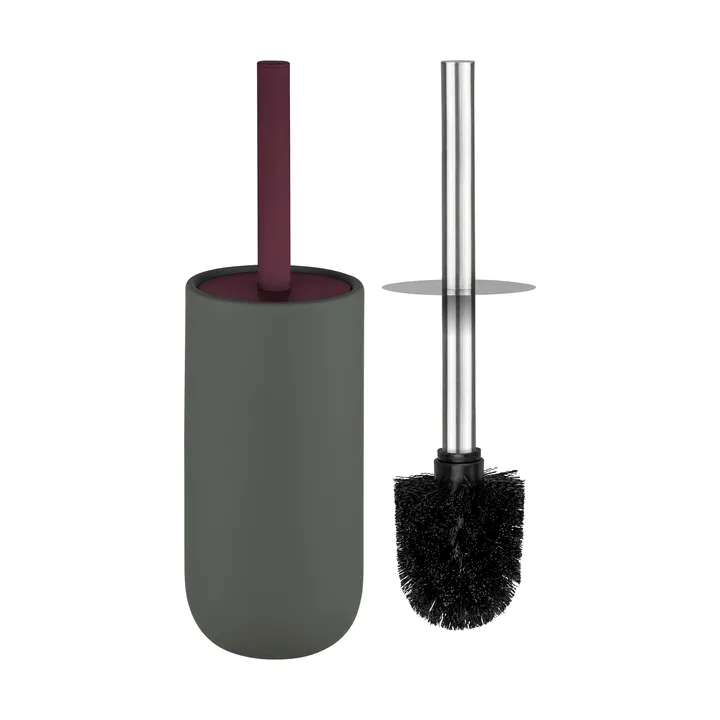 Lotus play toalettborste, inkl 2 toalettborsthuvud - Dark olive - Mette Ditmer