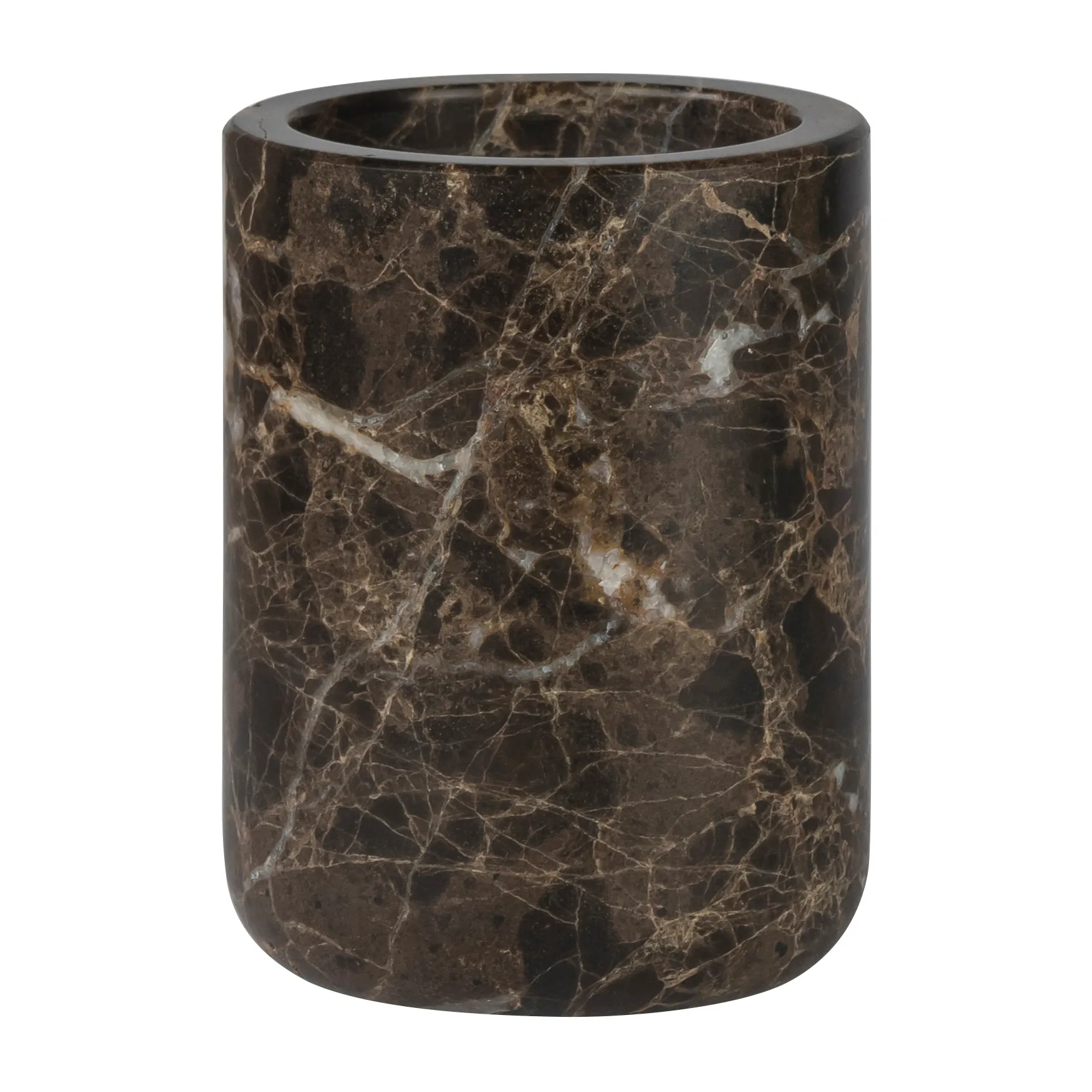 Marble tandborsthållare 10 cm, Brun Mette Ditmer