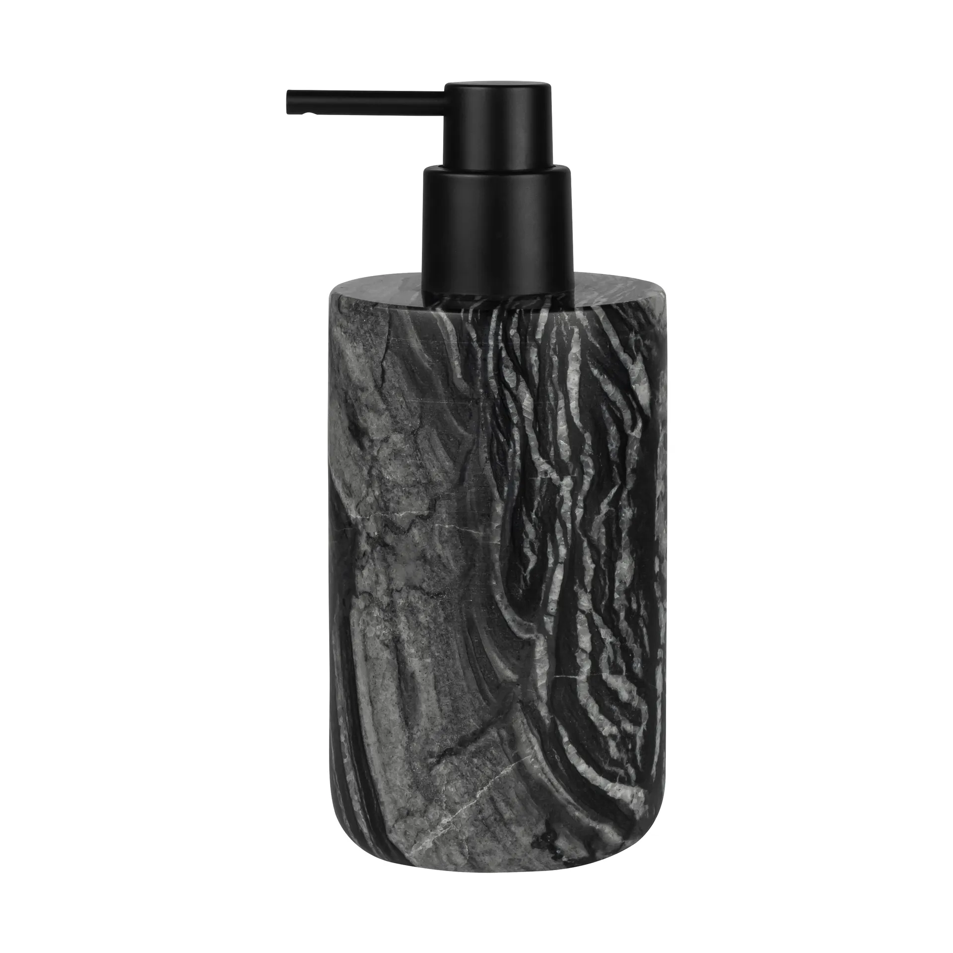 Marble tvålpump 17,5 cm, Svart-grå Mette Ditmer